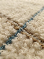 Hand-Woven Beni Ourain Moroccan Wool Rug – Authentic Area Carpet