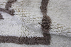 Handwoven Beni Ourain Wool Rug – Authentic Moroccan Berber Rug for Modern Living Room Decor