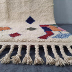 Authentic Beni Ourain Rug – Minimalist Boho Wool