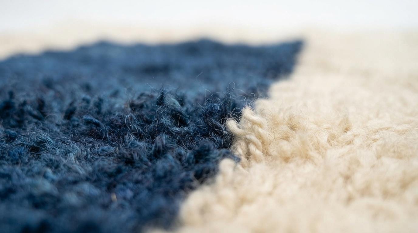 Morrocan Rug, Geometric Area Rug, Plush Hand-Tufted Boho Wool Rug
