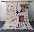 Authentic Beni Ourain Rug – Minimalist Boho Wool