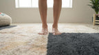 Hand-Knotted Moroccan  Gray  Area Rug - Plush Cream Wool Berber Style - Minimalist Hand-Tufted Floor Decor for Modern Homes