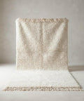 Moroccan Wool Rug, Cream  authentic Wool Beni Ourain Rug